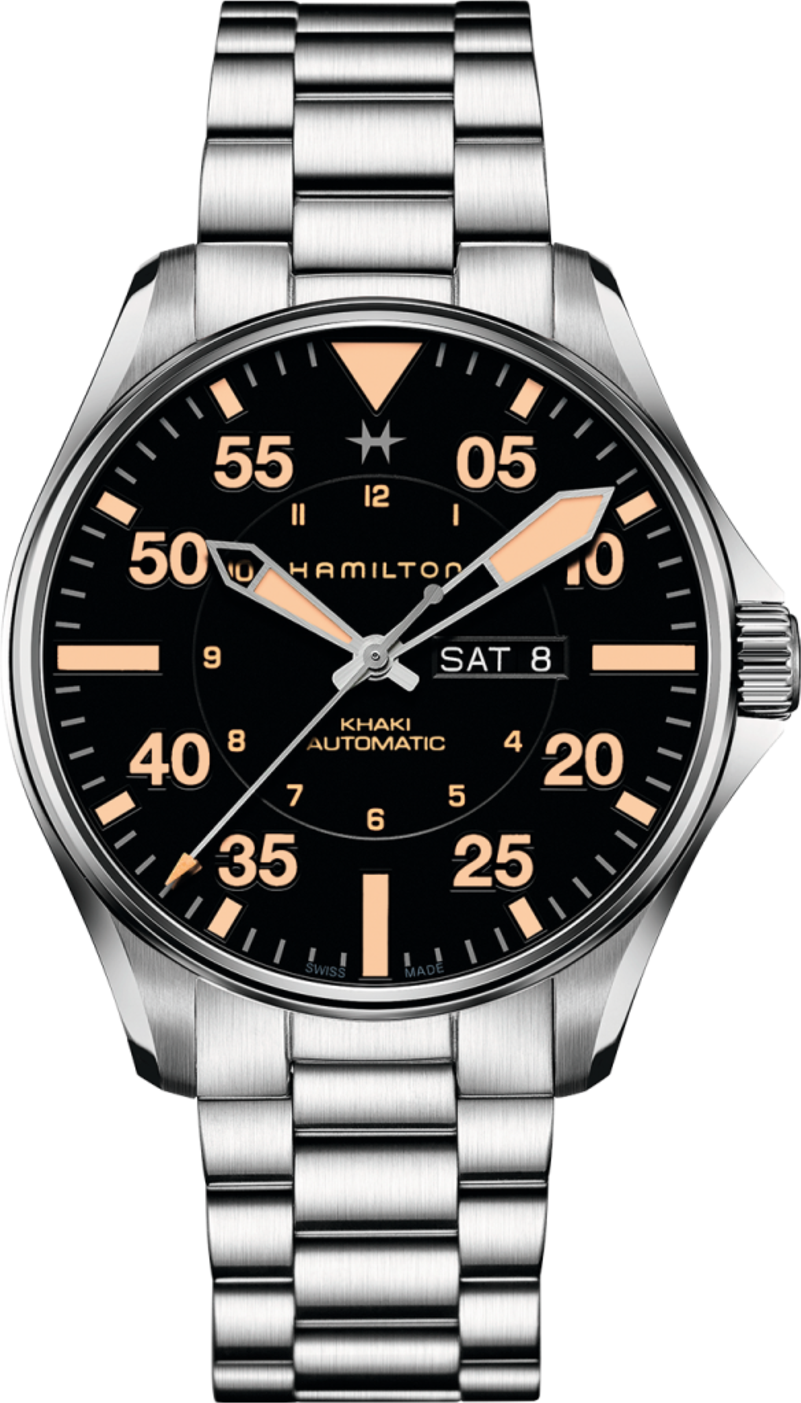 Купить Часы Hamilton Pilot Day Date Quartz